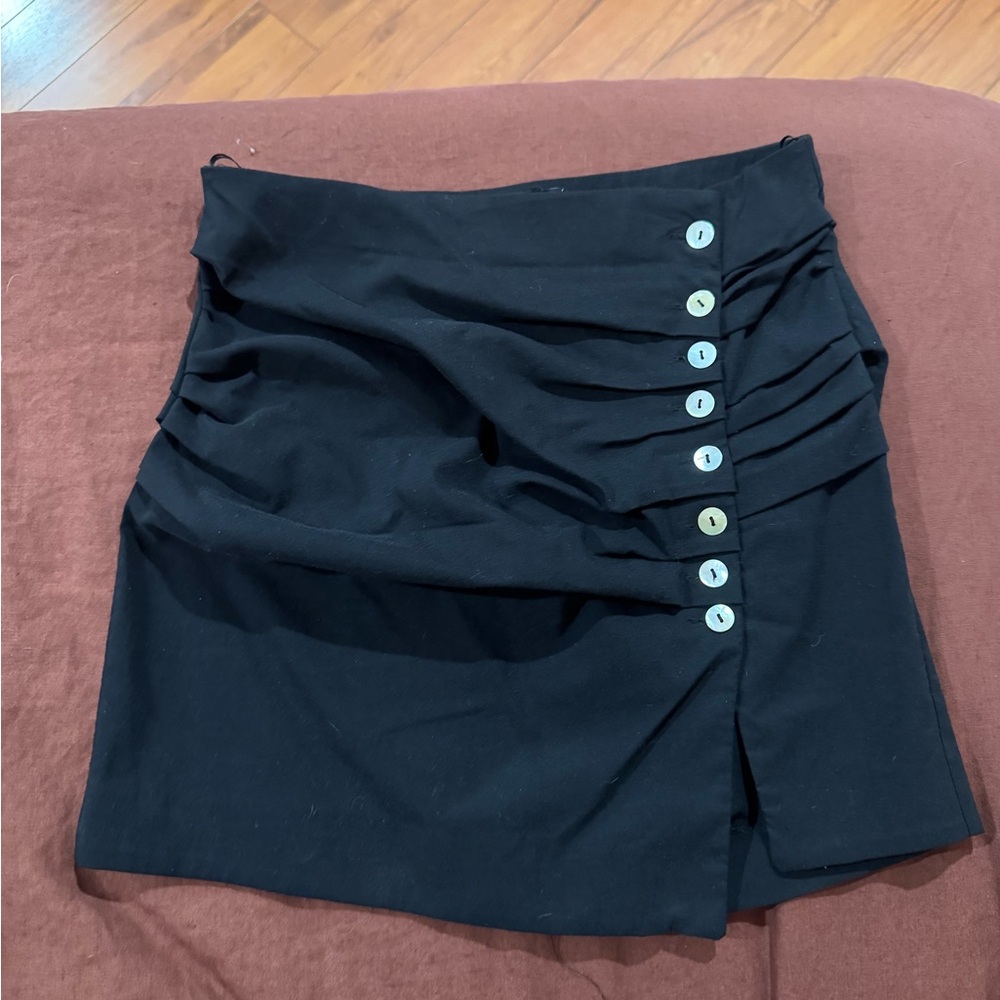 Zara Elegant Black Skirt mini skirt cute